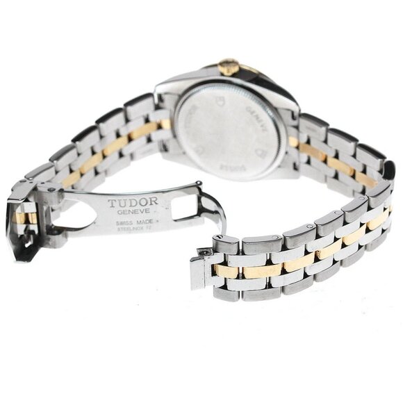 TUDOR Glamor date YG 2 tone Gold Dial Automatic Ladies Watch_825992 - Picture 4 of 7